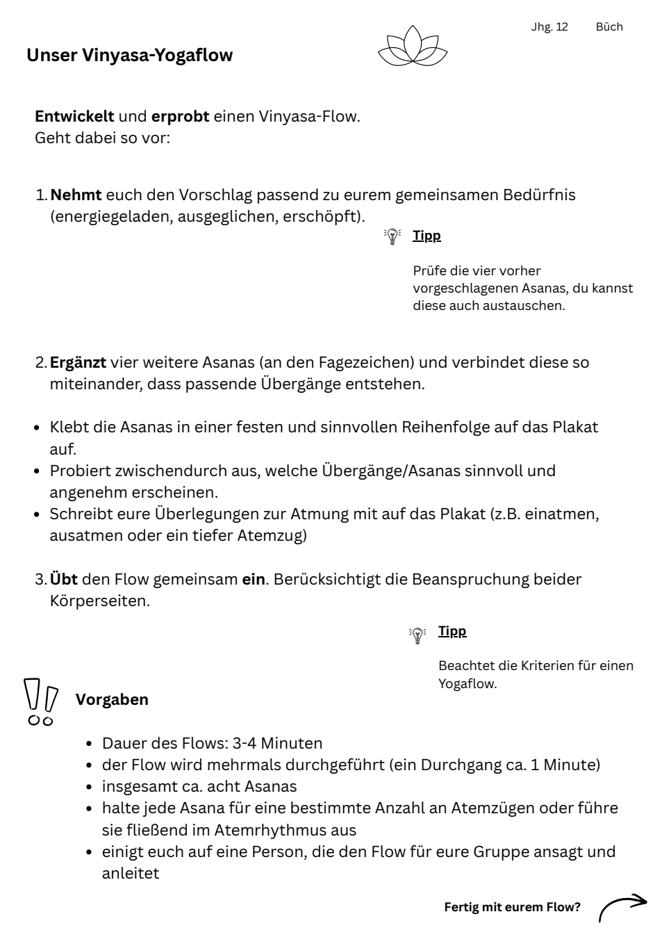 Vorschau Arbeitsauftrag