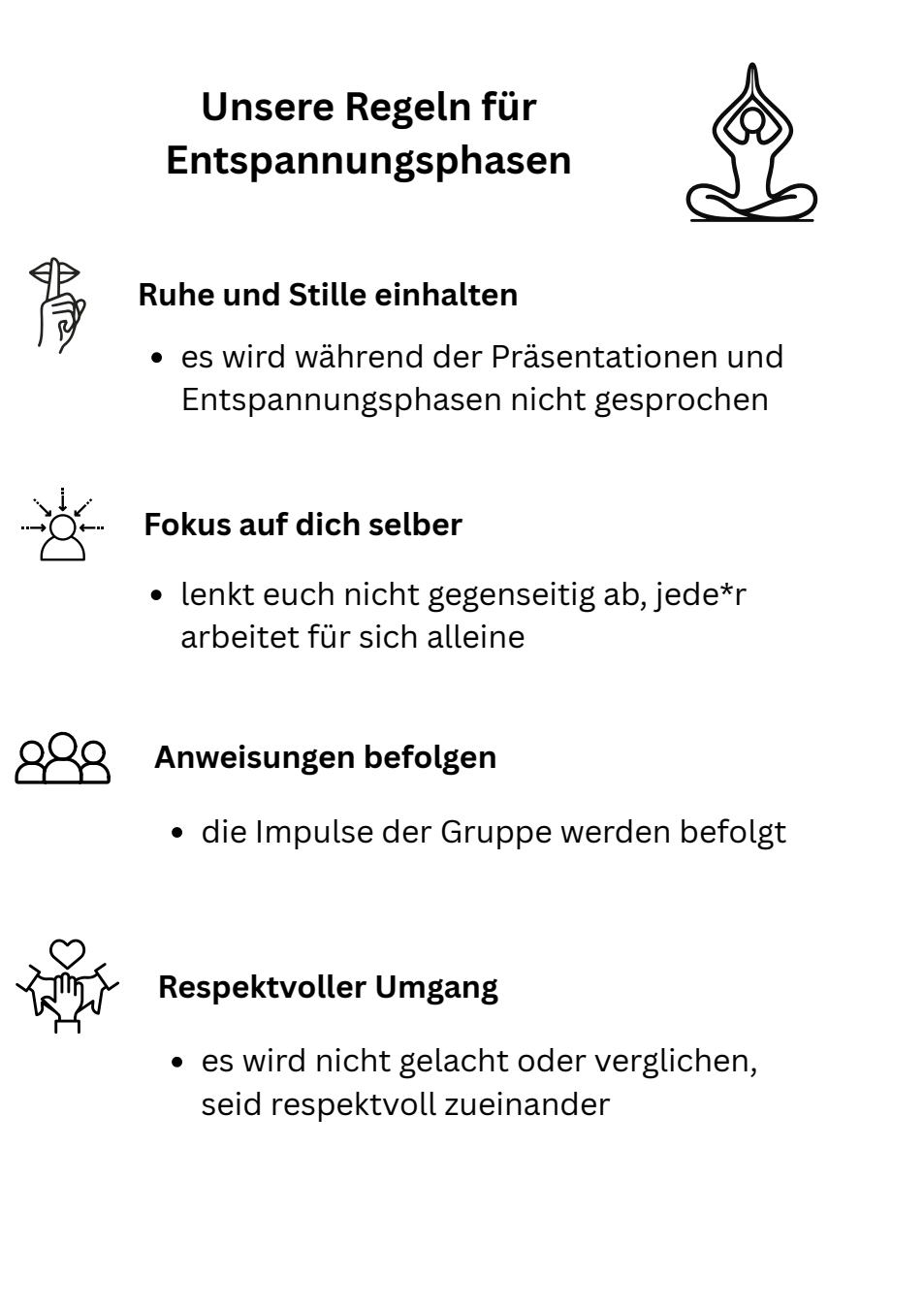 Vorschau Regeln